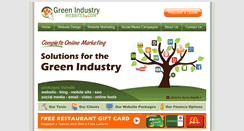 Desktop Screenshot of greenindustrywebsites.com